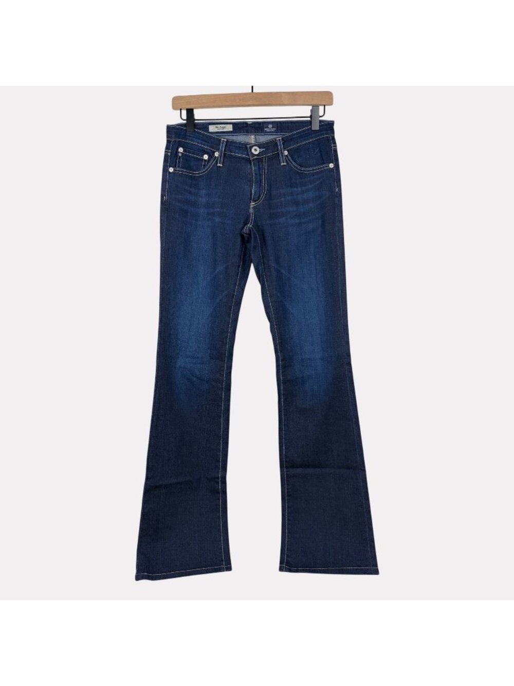AG Adriano Goldschmied The Angel Boot Cut Jeans Womens 26 Dark Wash Blue